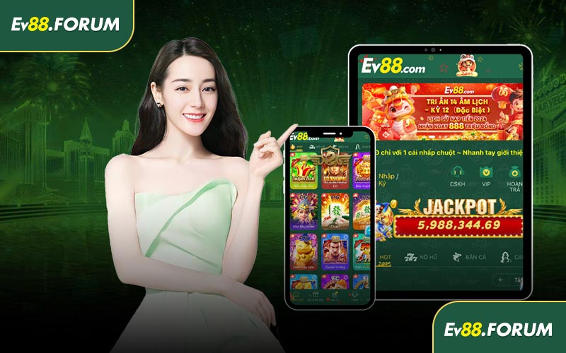 Hướng dẫn thao tác tải app EV88